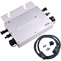 Y&amp-H Inversor de corriente impermeable MPPT- 600 W- CC 22-50 V a CA 230 V- para panel solar de 36 V- sistema WGTI-600W…